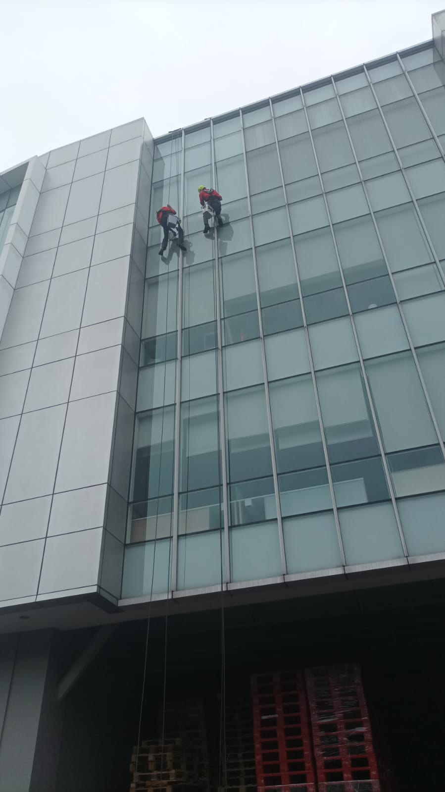 Pembersihan Kaca Gedung